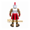 Brown Roman Warrior Mascot Costume with Custom Logo Brown Roman Warrior Mascot Costume with Custom Logo
