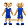 Brown Ram Mascot Costume with Custom Logo Brown Ram Mascot Costume with Custom Logo
