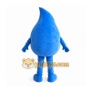 Blue Water Drop Mascot Costume with Custom Logo Blue Water Drop Mascot Costume with Custom Logo