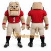 Tan Bulldog Mascot Costume with Custom Logo Tan Bulldog Mascot Costume with Custom Logo