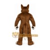 Brown Wolf Mascot Costume with Custom Logo Brown Wolf Mascot Costume with Custom Logo