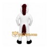 White Horse Mascot Costume with Custom Logo White Horse Mascot Costume with Custom Logo