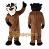 Brown Ferret Mascot Costume with Custom Logo Brown Ferret Mascot Costume with Custom Logo