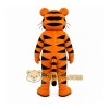 Orange Tiger Mascot Costume with Custom Logo Orange Tiger Mascot Costume with Custom Logo