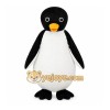Black Penguin Mascot Costume with Custom Logo Black Penguin Mascot Costume with Custom Logo