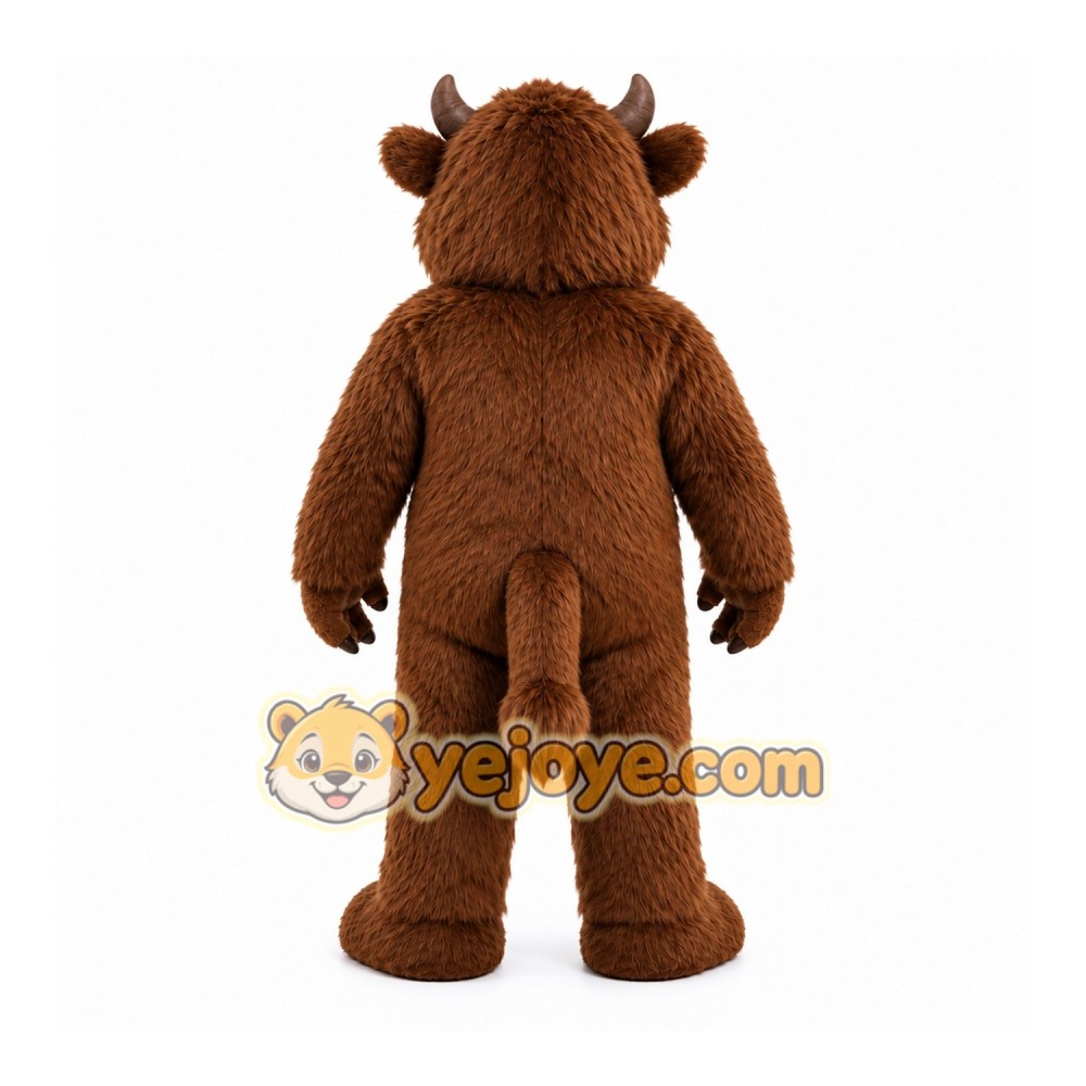 Brown Bear Mascot Costume with Custom Logo Brown Bear Mascot Costume with Custom Logo