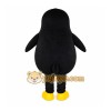 Black Penguin Mascot Costume with Custom Logo Black Penguin Mascot Costume with Custom Logo