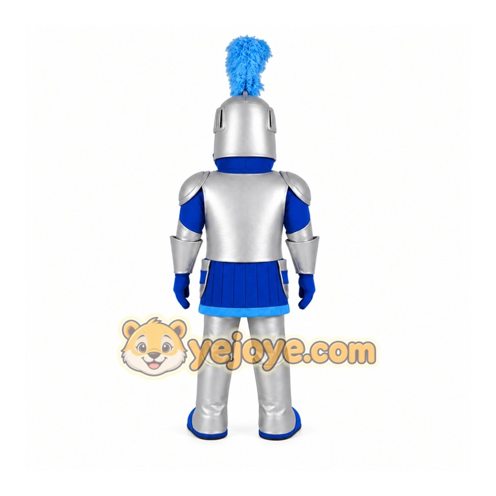 Armored Knight Mascot Costume with Custom Logo Armored Knight Mascot Costume with Custom Logo
