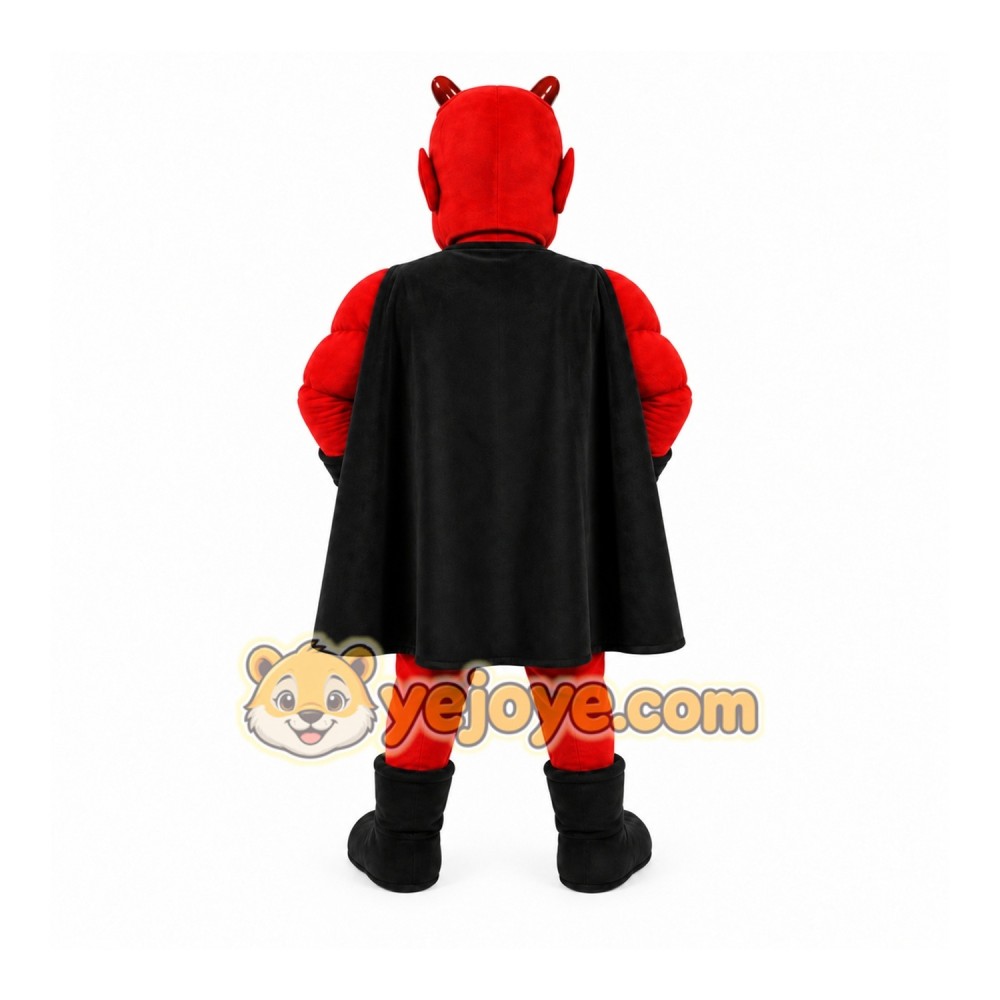 Red Devil Mascot Costume with Custom Logo Red Devil Mascot Costume with Custom Logo