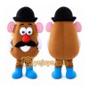 Brown Potato Mascot Costume with Custom Logo Brown Potato Mascot Costume with Custom Logo