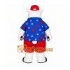 White Bear Mascot Costume with Custom Logo White Bear Mascot Costume with Custom Logo