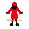 Red Bird Mascot Costume with Custom Logo Red Bird Mascot Costume with Custom Logo