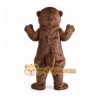 Brown Otter Mascot Costume with Custom Logo