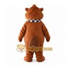 Brown Bear Mascot Costume with Custom Logo Brown Bear Mascot Costume with Custom Logo