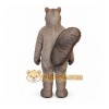 Gray Squirrel Mascot Costume with Custom Logo Gray Squirrel Mascot Costume with Custom Logo