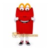 Red Box Mascot Costume with Custom Logo Red Box Mascot Costume with Custom Logo