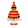Red Penguin Mascot Costume with Custom Logo Red Penguin Mascot Costume with Custom Logo