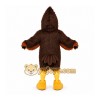 Brown Eagle Mascot Costume with Custom Logo Brown Eagle Mascot Costume with Custom Logo