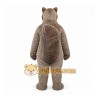 Gray Squirrel Mascot Costume with Custom Logo Gray Squirrel Mascot Costume with Custom Logo
