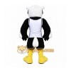 Black Eagle Mascot Costume with Custom Logo Black Eagle Mascot Costume with Custom Logo