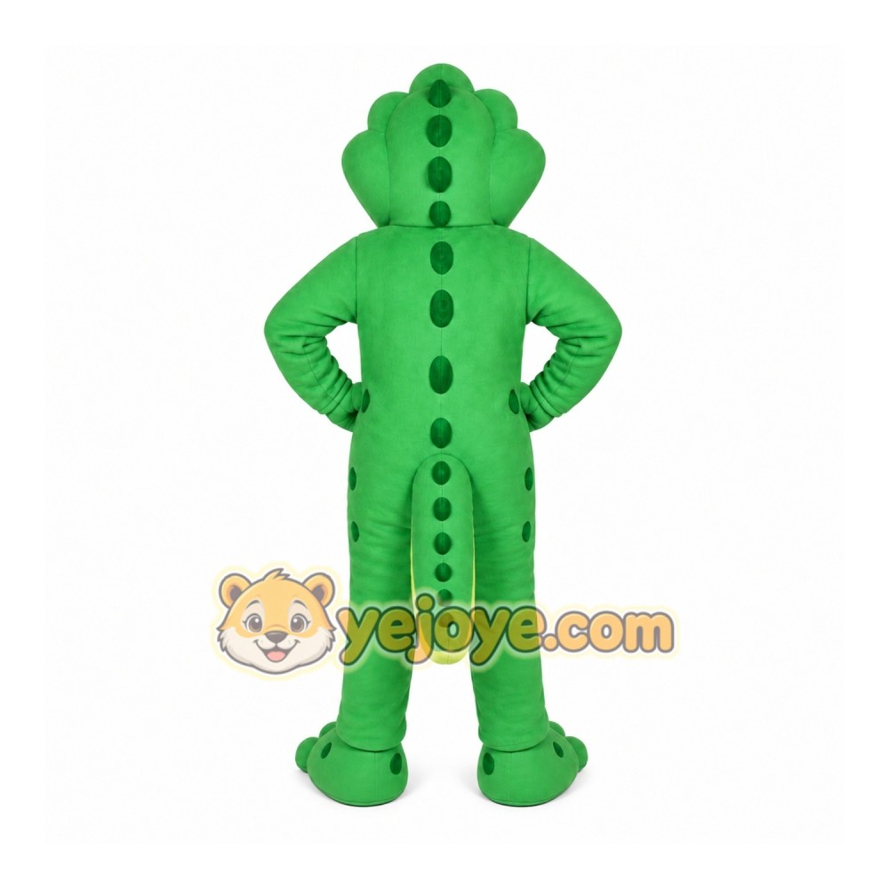 Green Alligator Mascot Costume with Custom Logo Green Alligator Mascot Costume with Custom Logo