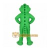 Green Alligator Mascot Costume with Custom Logo Green Alligator Mascot Costume with Custom Logo