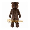 Brown Bear Mascot Costume with Custom Logo Brown Bear Mascot Costume with Custom Logo
