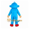 Blue Monkey Mascot Costume with Custom Logo Blue Monkey Mascot Costume with Custom Logo