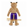 Yellow Leopard Mascot Costume with Custom Logo Yellow Leopard Mascot Costume with Custom Logo