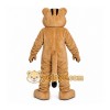 Tan Tiger Cub Mascot Costume with Custom Logo Tan Tiger Cub Mascot Costume with Custom Logo