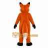 Orange Fox Mascot Costume with Custom Logo Orange Fox Mascot Costume with Custom Logo