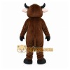 Brown Cow Mascot Costume with Custom Logo Brown Cow Mascot Costume with Custom Logo