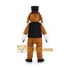 Brown Dog Mascot Costume with Custom Logo