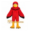 Red Bird Mascot Costume with Custom Logo