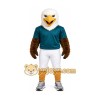 White Eagle Mascot Costume with Custom Logo White Eagle Mascot Costume with Custom Logo