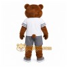 Brown Bear Mascot Costume with Custom Logo Brown Bear Mascot Costume with Custom Logo