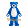Blue Bear Mascot Costume with Custom Logo Blue Bear Mascot Costume with Custom Logo