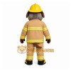 Tan Dog Mascot Costume with Custom Logo