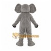 Gray Elephant Mascot Costume with Custom Logo Gray Elephant Mascot Costume with Custom Logo