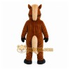 Brown Horse Mascot Costume with Custom Logo Brown Horse Mascot Costume with Custom Logo
