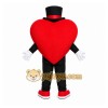Red Heart Mascot Costume with Custom Logo Red Heart Mascot Costume with Custom Logo