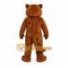 Brown Cougar Mascot Costume with Custom Logo Brown Cougar Mascot Costume with Custom Logo