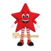 Red Star Mascot Costume with Custom Logo Red Star Mascot Costume with Custom Logo