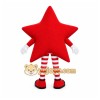 Red Star Mascot Costume with Custom Logo Red Star Mascot Costume with Custom Logo