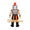 Gray Roman Warrior Mascot Costume with Custom Logo Gray Roman Warrior Mascot Costume with Custom Logo