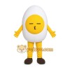 White Egg Mascot Costume with Custom Logo White Egg Mascot Costume with Custom Logo