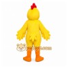 Yellow Chicken Mascot Costume with Custom Logo