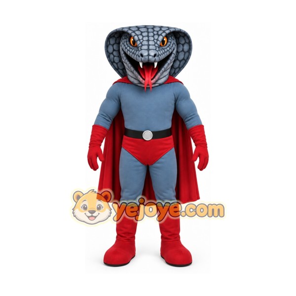 Gray Snake Mascot Costume with Custom Logo Gray Snake Mascot Costume with Custom Logo