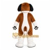 Brown Dog Mascot Costume with Custom Logo Brown Dog Mascot Costume with Custom Logo