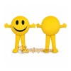 Yellow Smiley Mascot Costume with Custom Logo Yellow Smiley Mascot Costume with Custom Logo